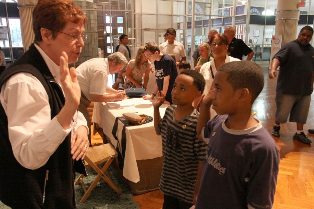 Enlisting in the Army - photo by Bob Brodbeck
