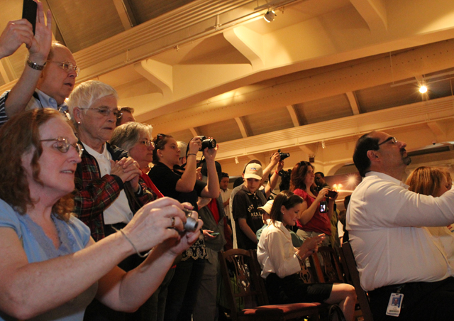 Fans take photos of Number 21 - 2011 Daytona 500 winner
