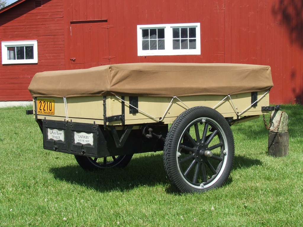 1927 Auto-Kamp trailer with plate ready-to-roll 1927 Auto-Kamp trailer with plate