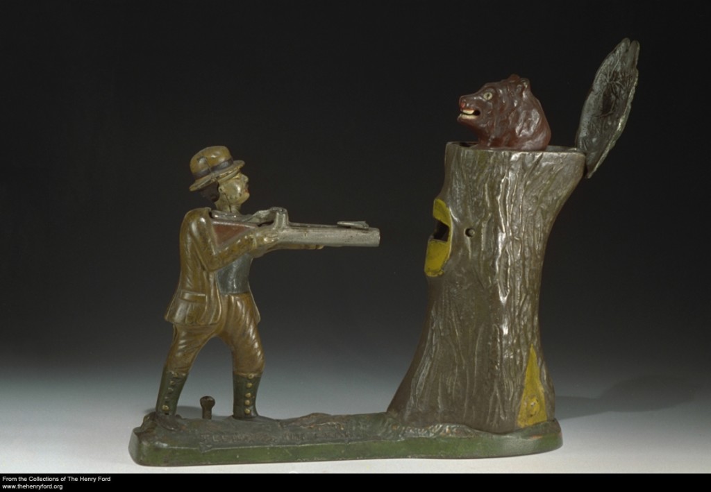'Teddy and the Bear' Mechanical Bank, 1907-1928