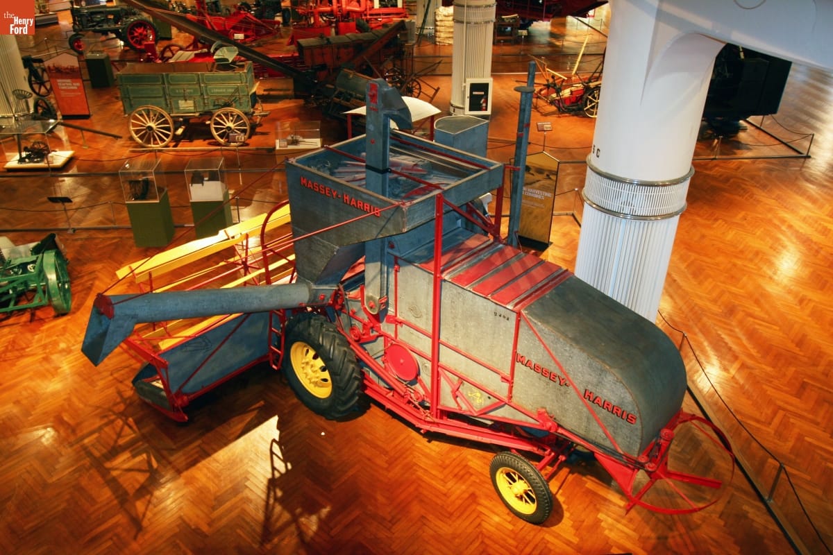 thf110572 Massey-Harris Model 20 Self-Propelled Combine