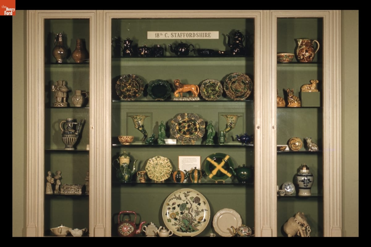 Staffordshire Case in Decorative Arts, 1960 Staffordshire Case in Decorative Arts, 1960