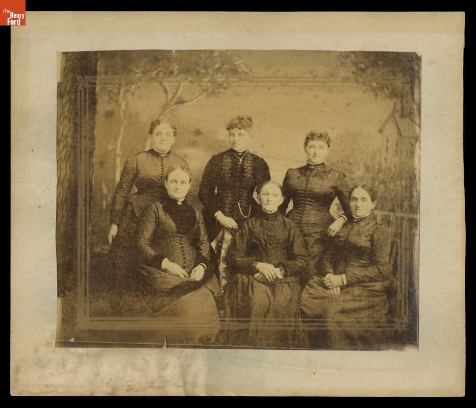 Catherine Flickinger Firestone with Her Mother and Sisters, circa 1880