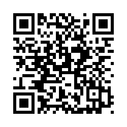 Modern quilting survey QR code Black and white QR code