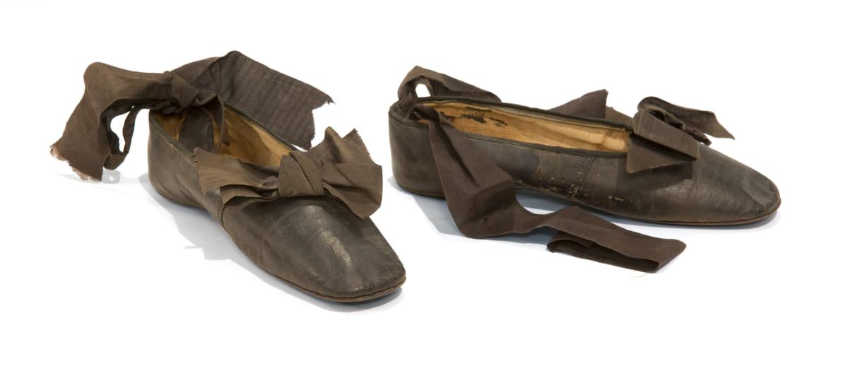 Girls' Slippers, circa 1850 Girls' Slippers, circa 1850