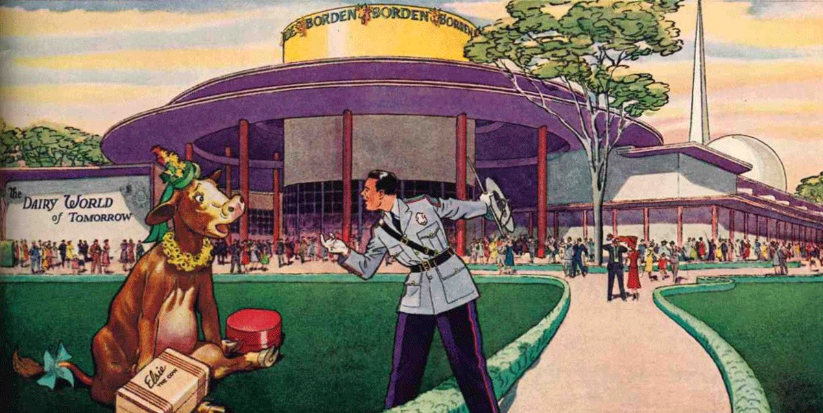 Detail from Borden advertisement, in Life magazine