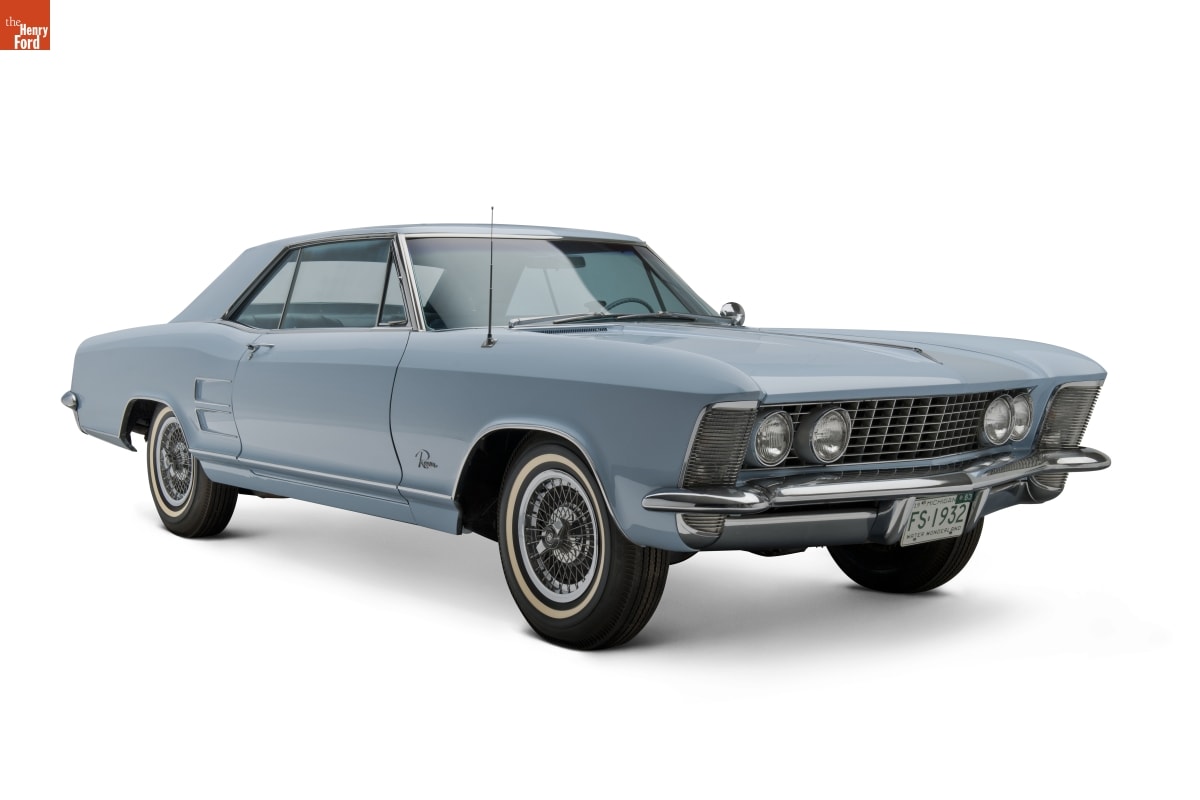 1963 Buick Riviera Coupe Baby blue car