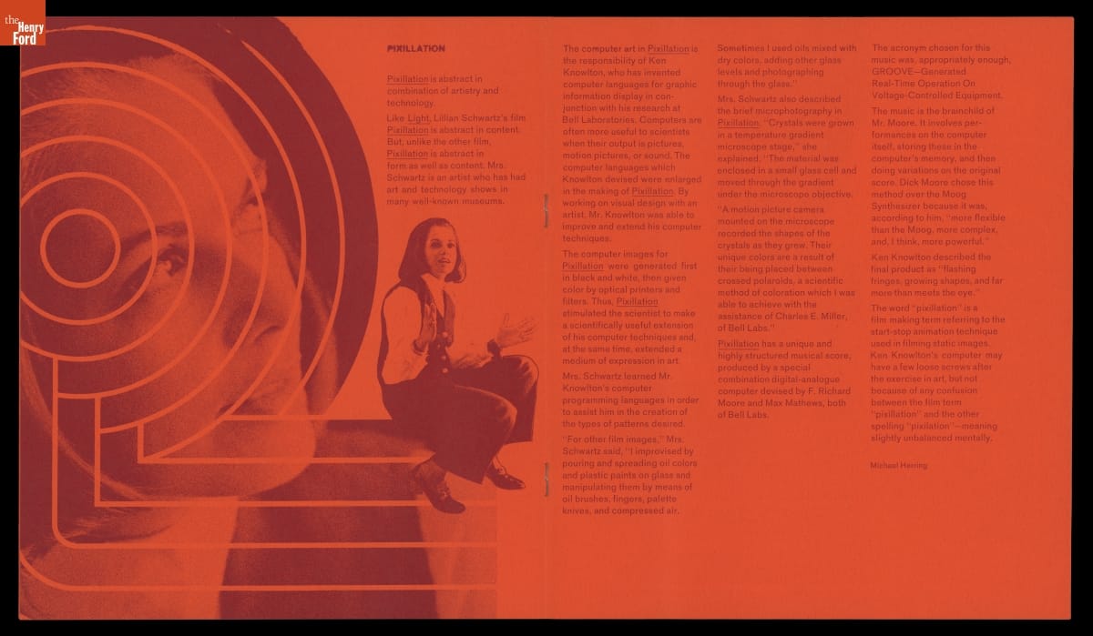 THF706961 / 'Quintet: An Experiment in Communication Through 5 Films,' 1970 / inside