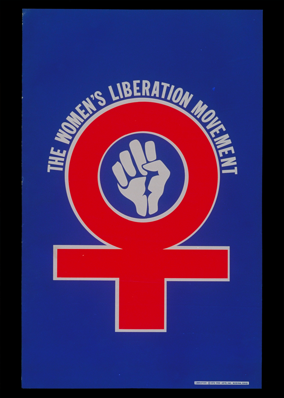 Poster, “The Women’s Liberation Movement” (1970).
